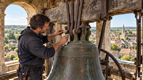 Les 5 astuces d'entretien des cloches par un expert campanaire